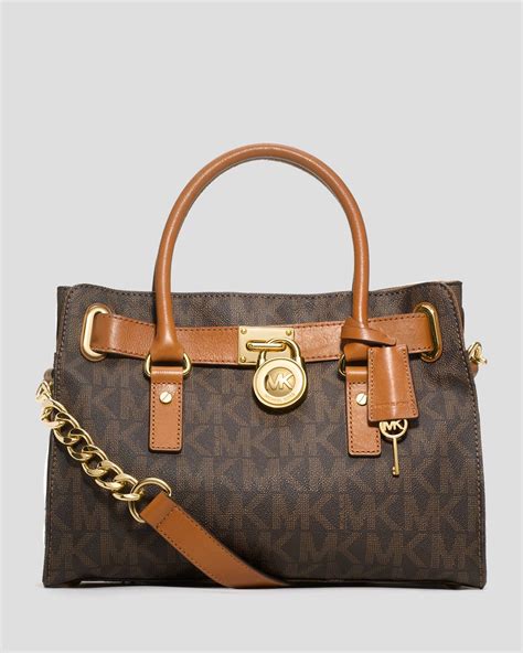 michael michael kors signature hamilton large east west satchel|Michael Kors Hamilton legacy bag.